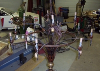 Wrought Iron Chandelier 2