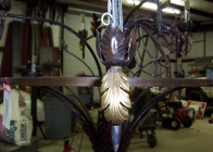 Wrought Iron Chandelier 3