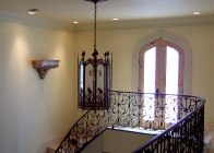 Lantern in stairwell